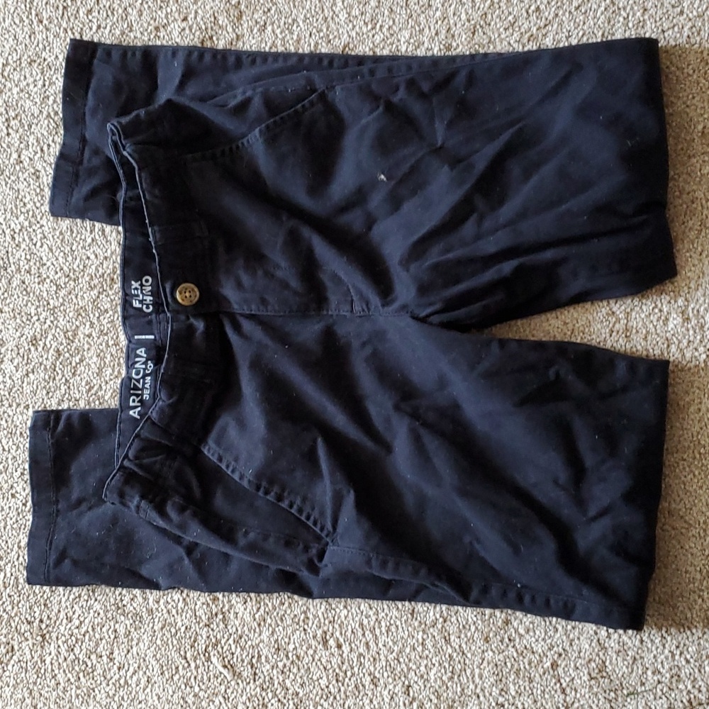 Black chinos